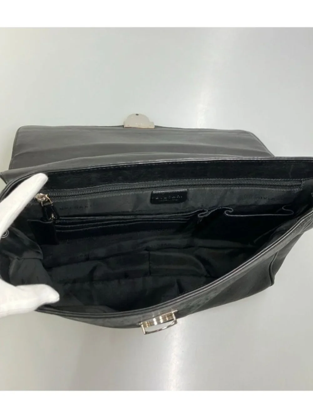 Bvlgari Briefcase Shoulder Bag Business 2-Way
